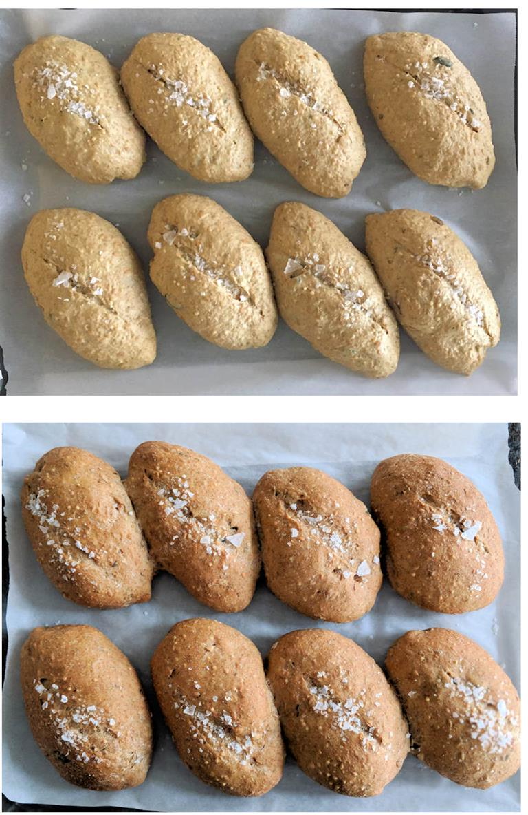 Seeded Brown Dinner Rolls Recipe Cuisine Fiend